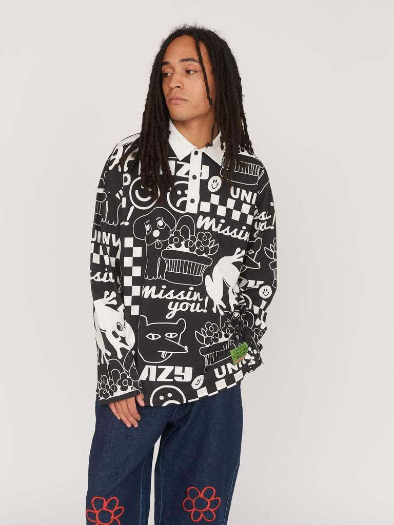 Uninvited Rugby Jersey – Lazy Oaf