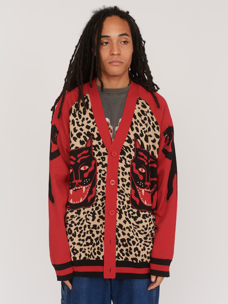 Lazy oaf 2024 hairy leopard cardigan