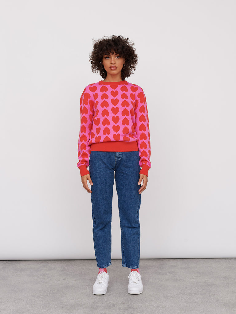 Lazy oaf clearance pink jumper