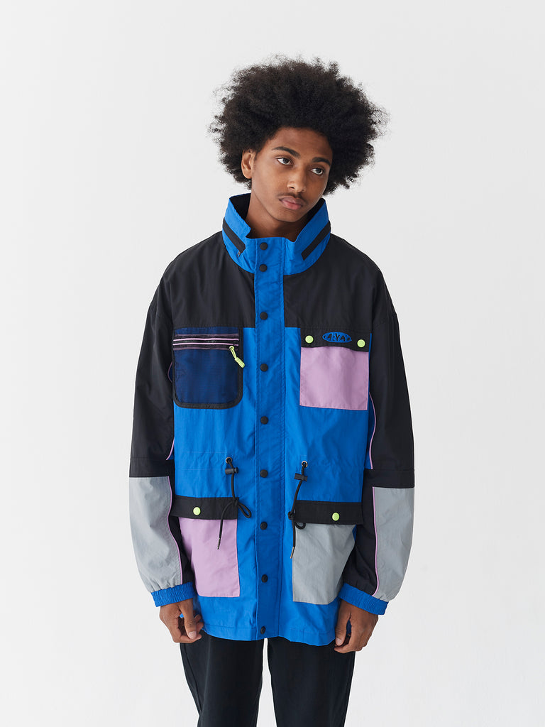 Lazy oaf hotsell color panel hoodie