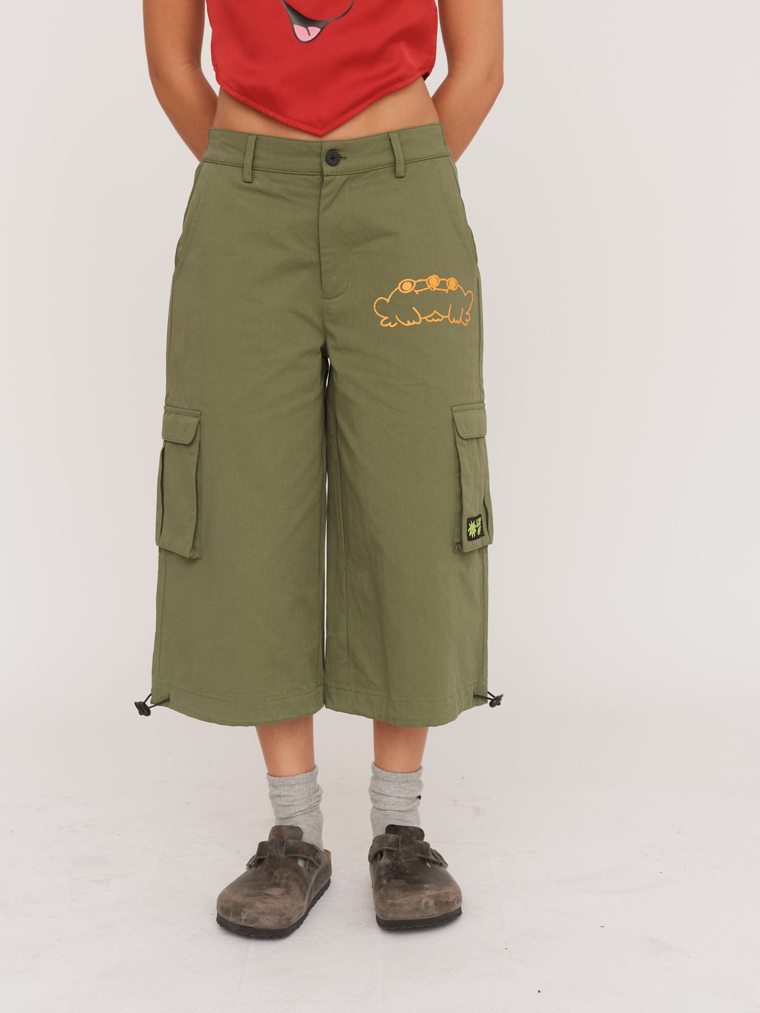 Cargo half pants for sales ladies