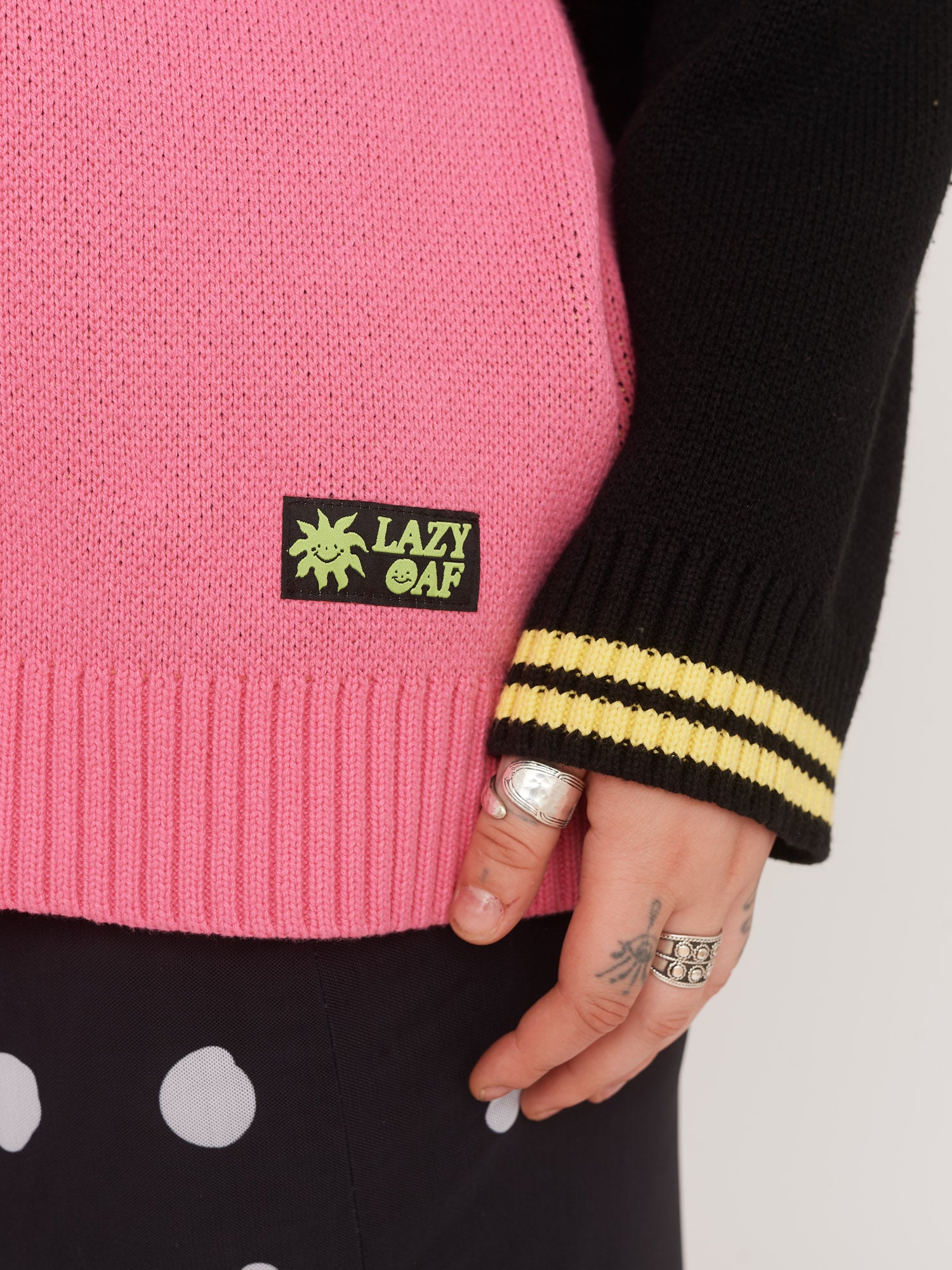 Lazy oaf 2025 pink cardigan