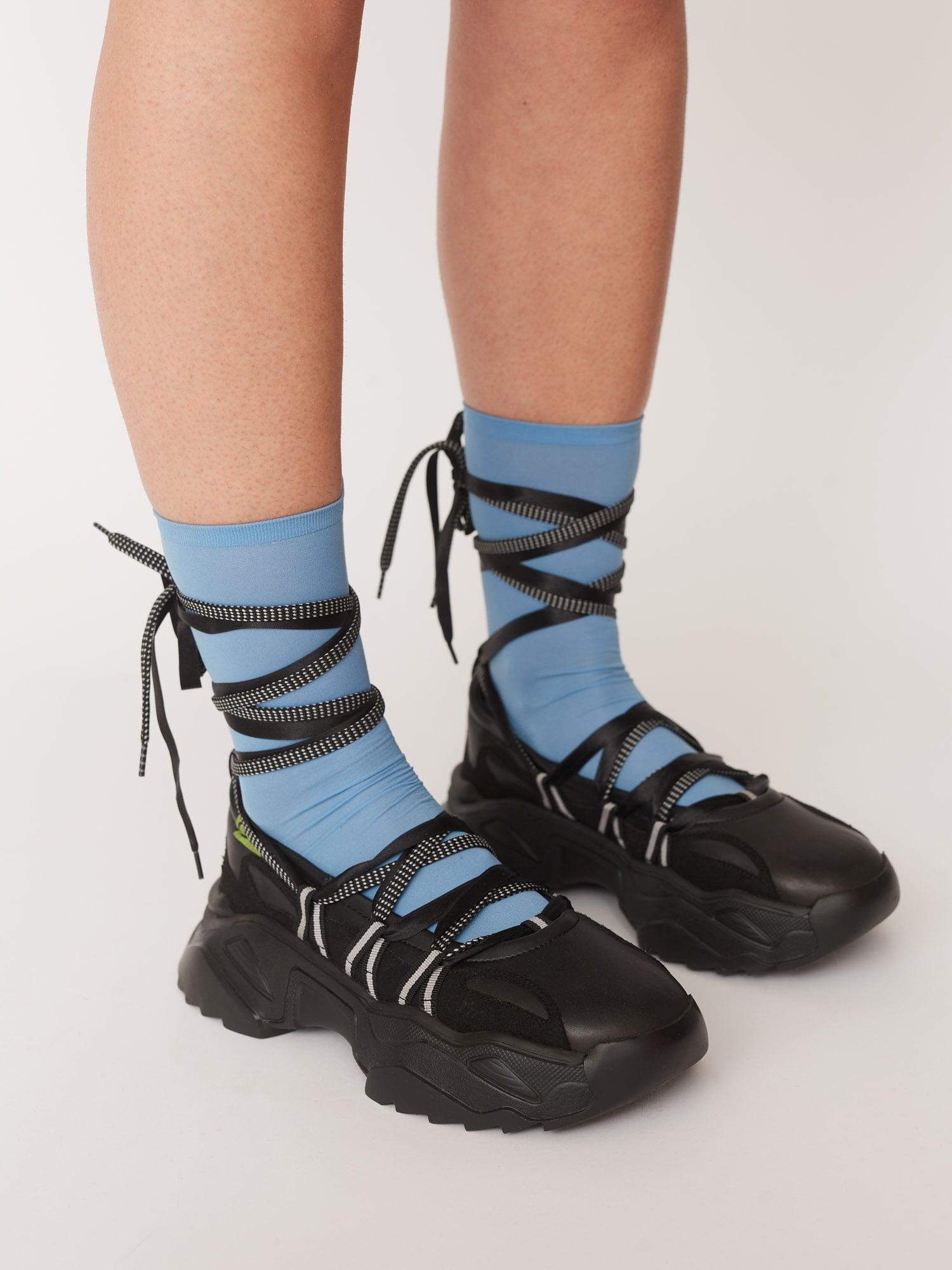 Happy Sad Lace Up Ballet Sneaker Lazy Oaf