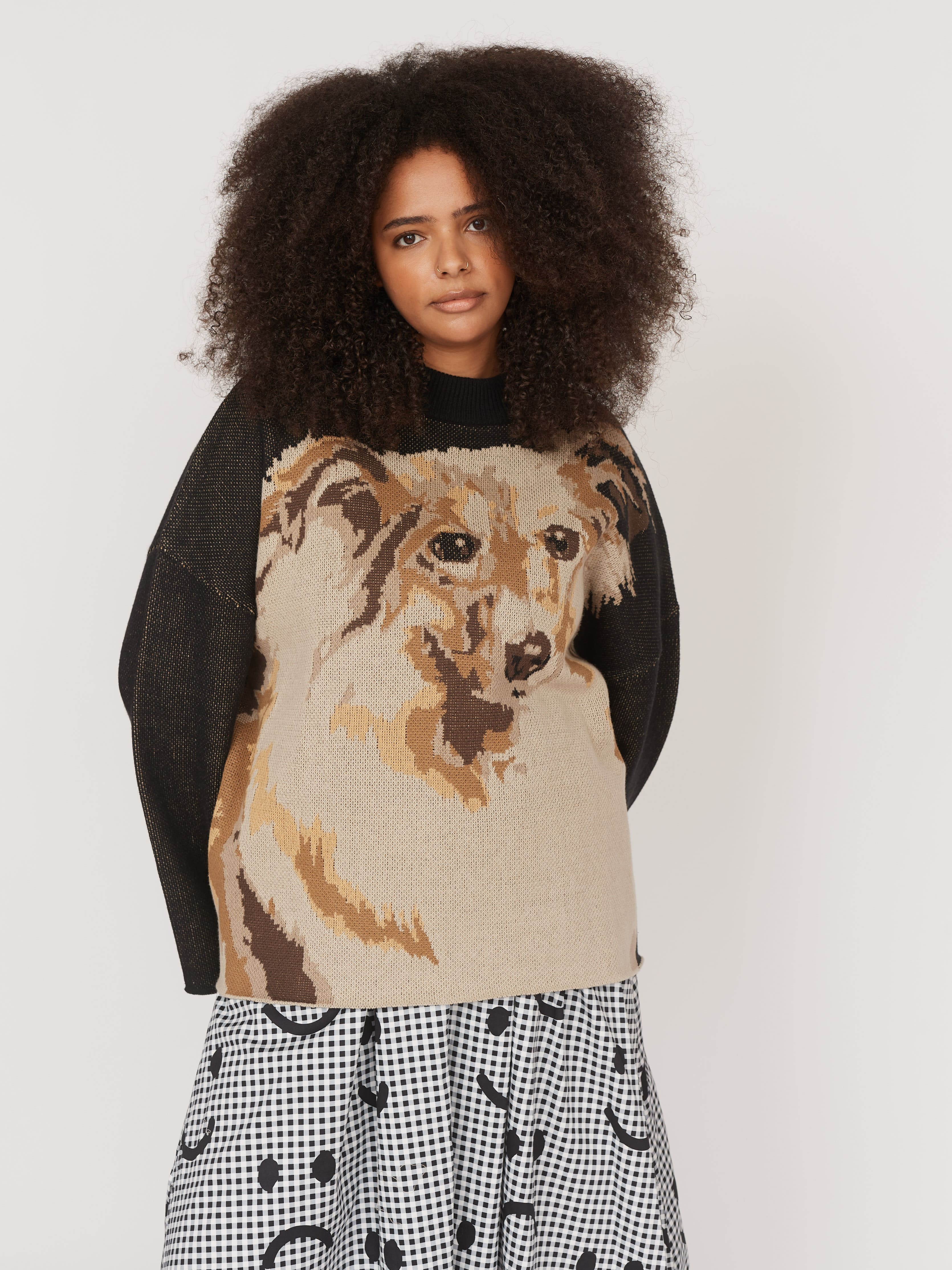 Collie Dog Knitted Jumper Lazy Oaf