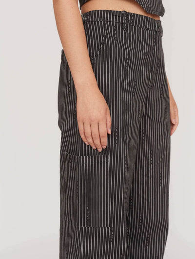 Lazy Pinstripe Trousers