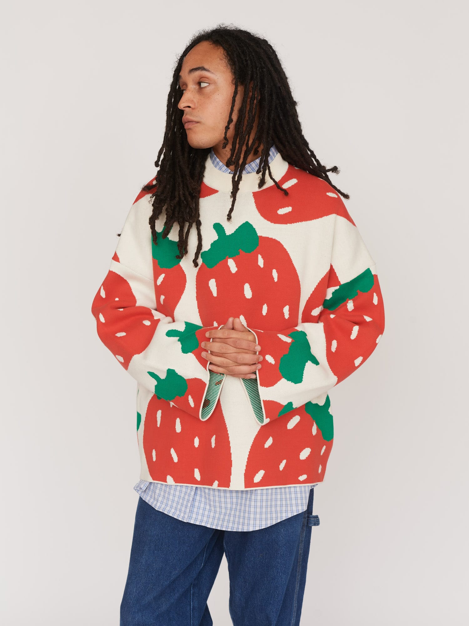 Lazy Oaf cherry sweater size 20 UK New on sale (16/18)