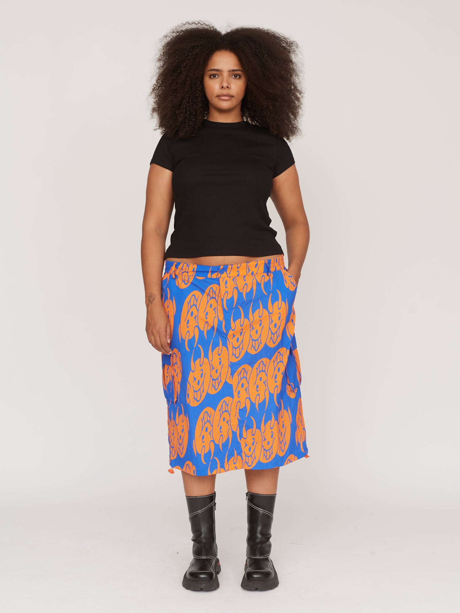 Little Devil Midi Skirt – Lazy Oaf