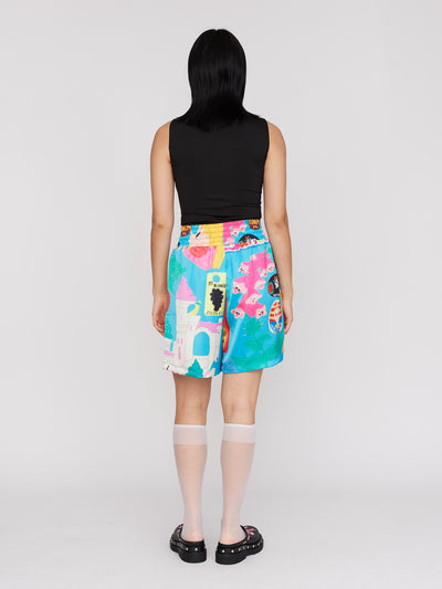 LO x Arabella Simpson Shirred Shorts