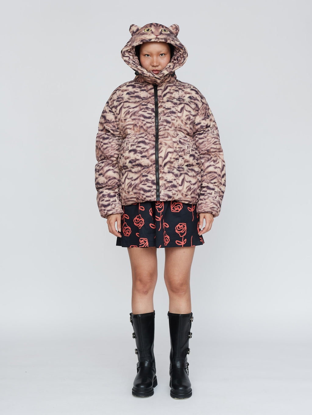 Cat Eyes Puffer Jacket