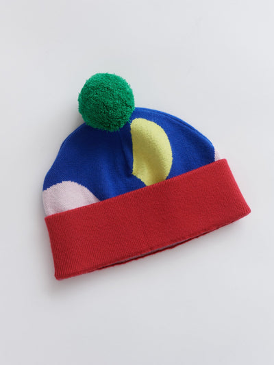 Art Block Knitted Beanie