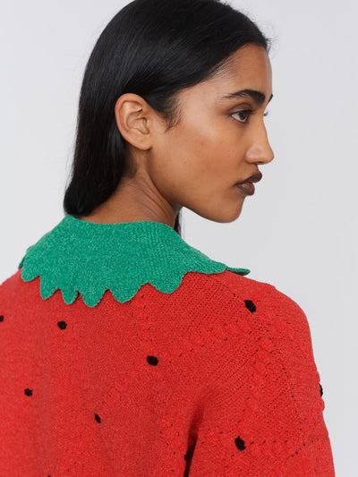 Strawberry Sundae Knitted Jumper - PRE-ORDER shipping from 13/03