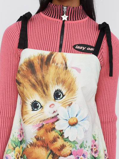 Picking Flowers Kitten Dress