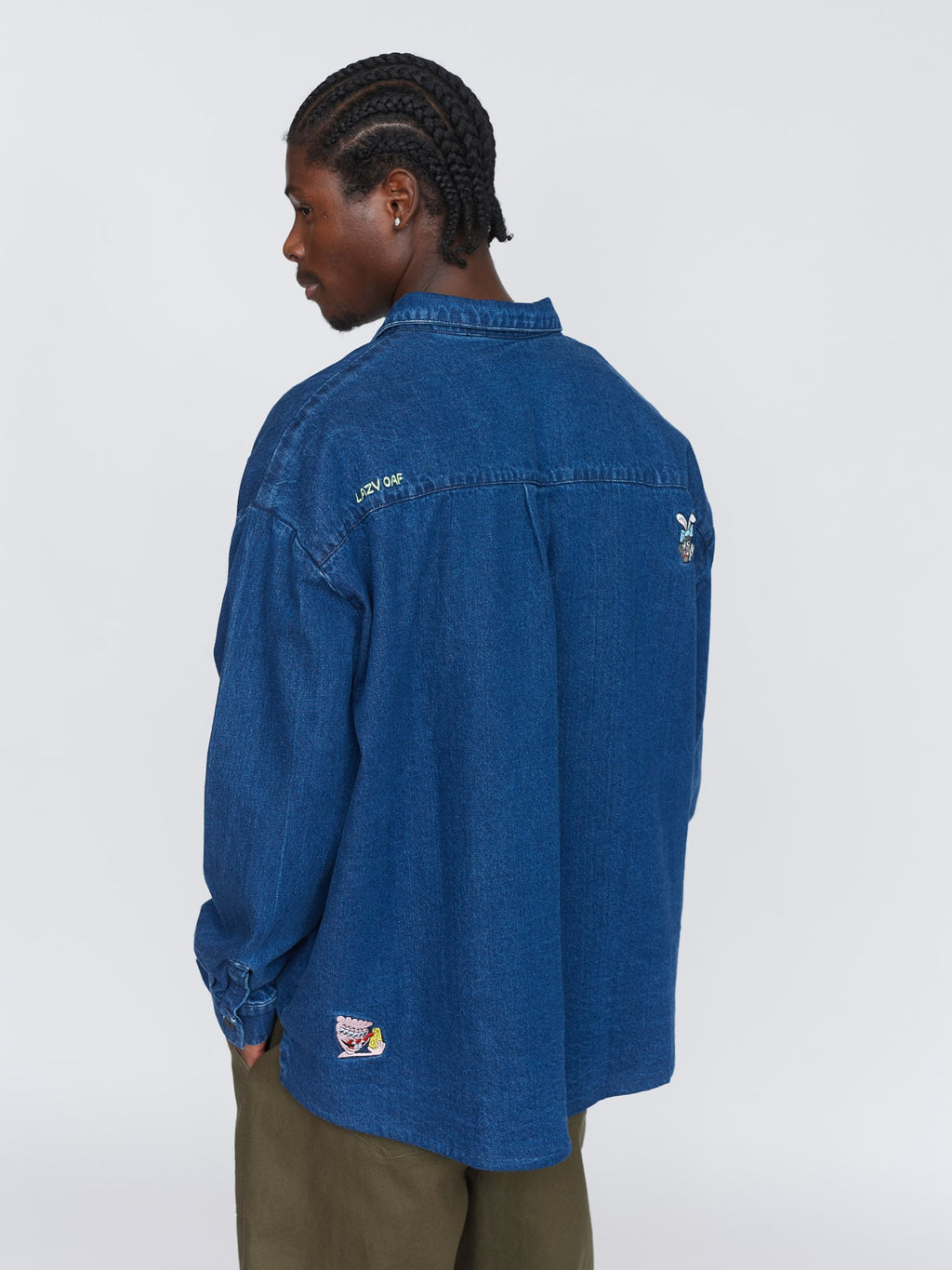 Horrible Creatures Oversized Denim Shirt