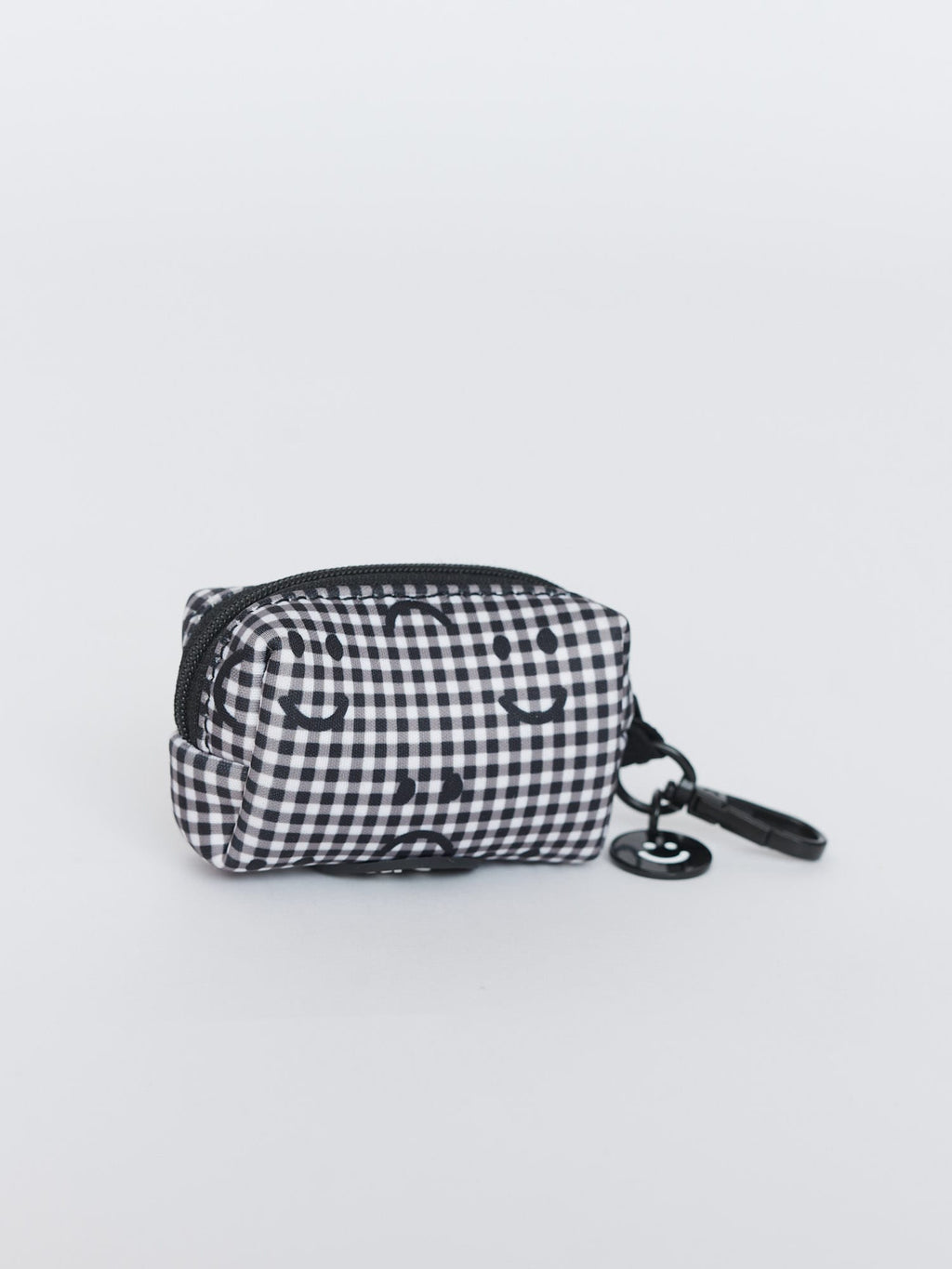 Happy Sad Gingham Dog Poop Bag Holder