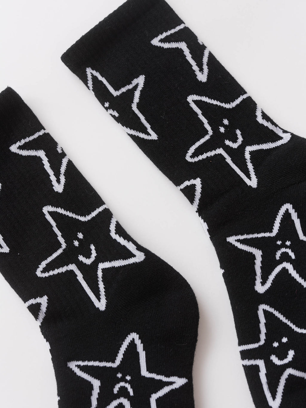 Happy Sad Star Socks