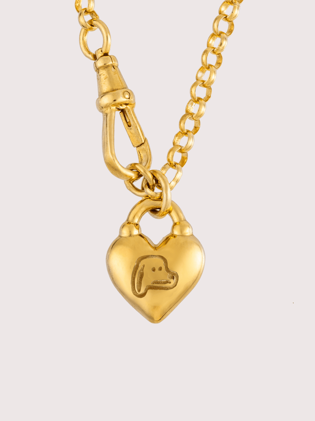 LO x Good Daze Dog Lover Necklace Gold