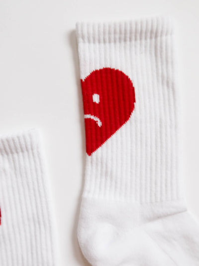 Happy Sad Heart Socks