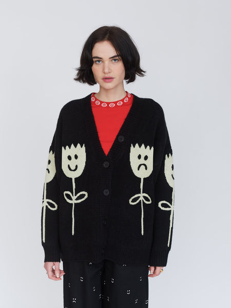 Flower Power Cardigan Lazy Oaf
