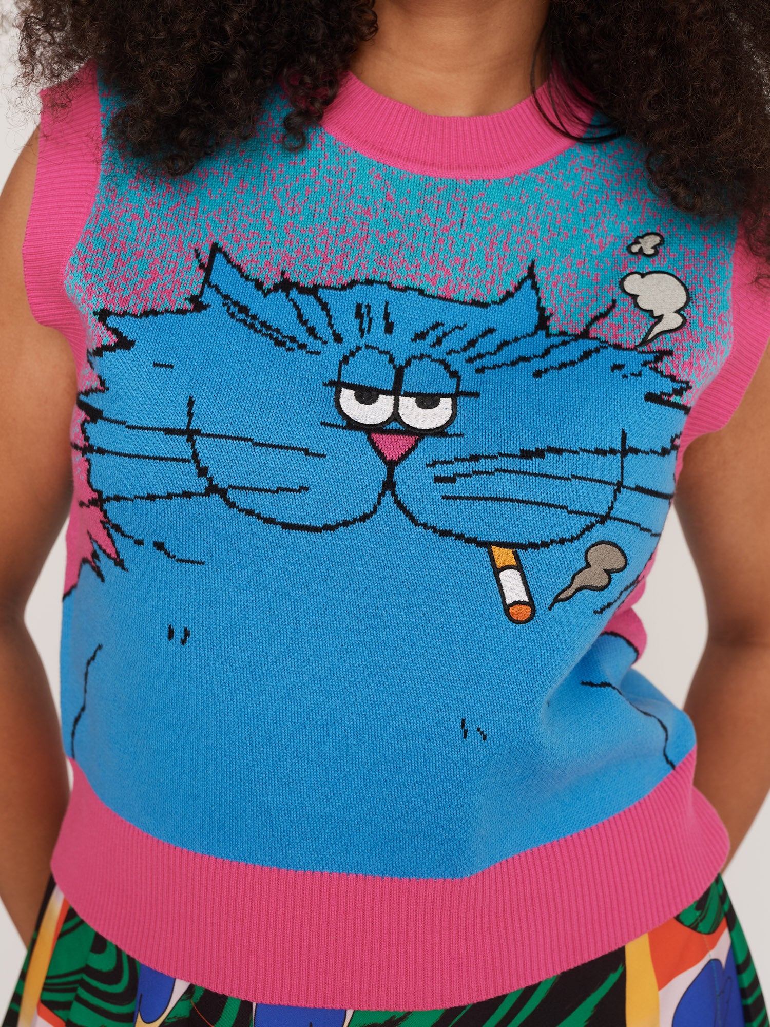 Cat sweater outlet vest