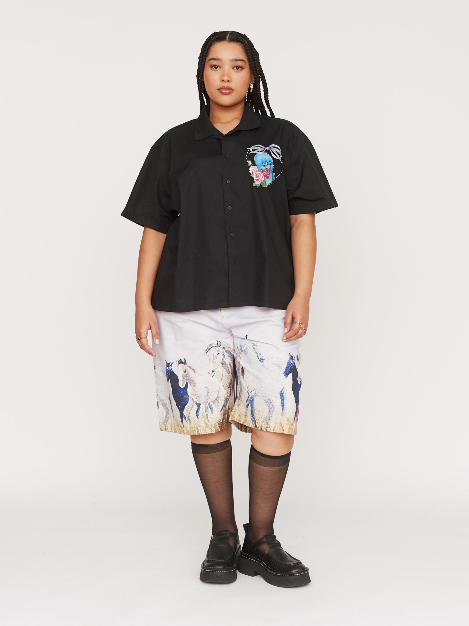 Wild Horses Denim Jorts