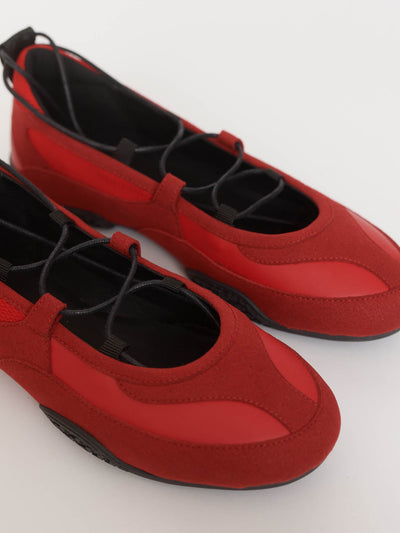 Red Slimbo Ballet Sneakers