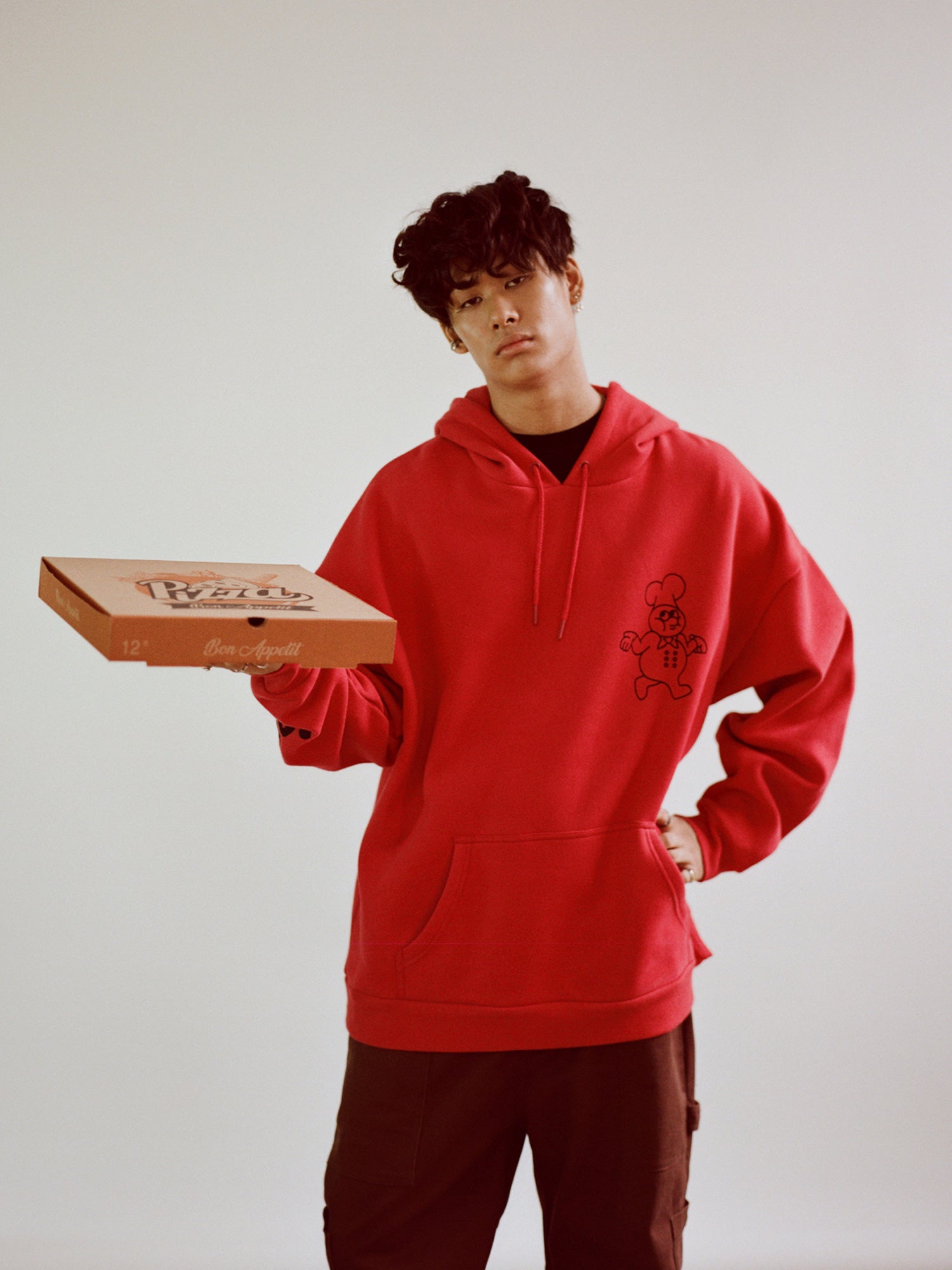 Lazy oaf clearance panel hoodie