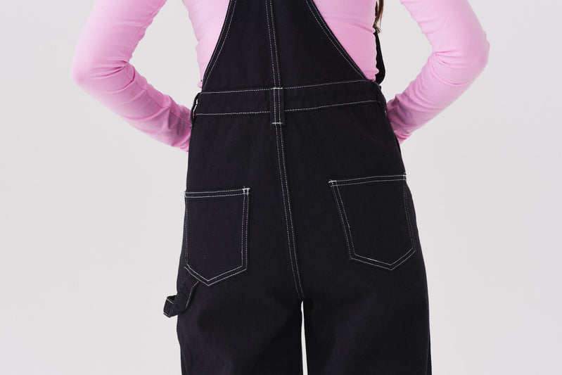 Lazy Oaf Big Black Dungarees