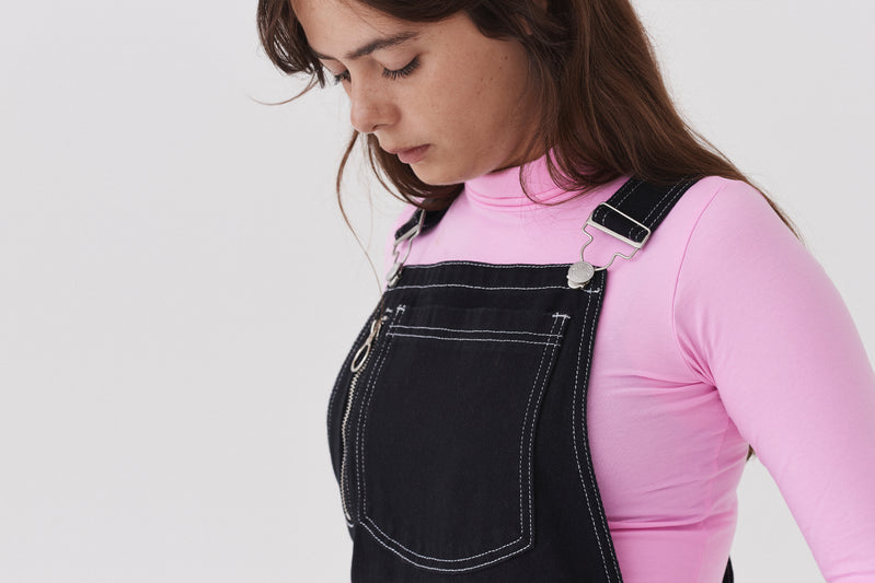 Lazy Oaf Big Black Dungarees