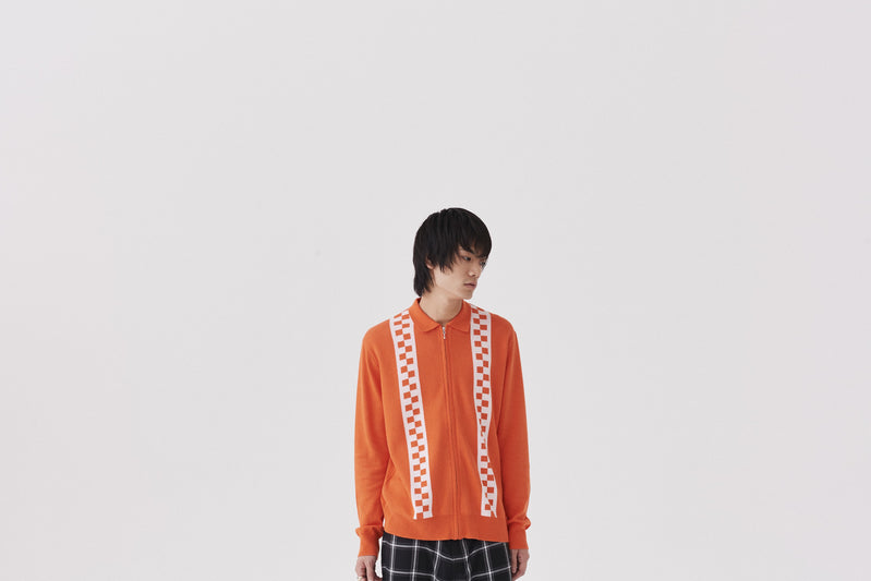 Lazy Oaf Double Stripe Zip Up Cardigan