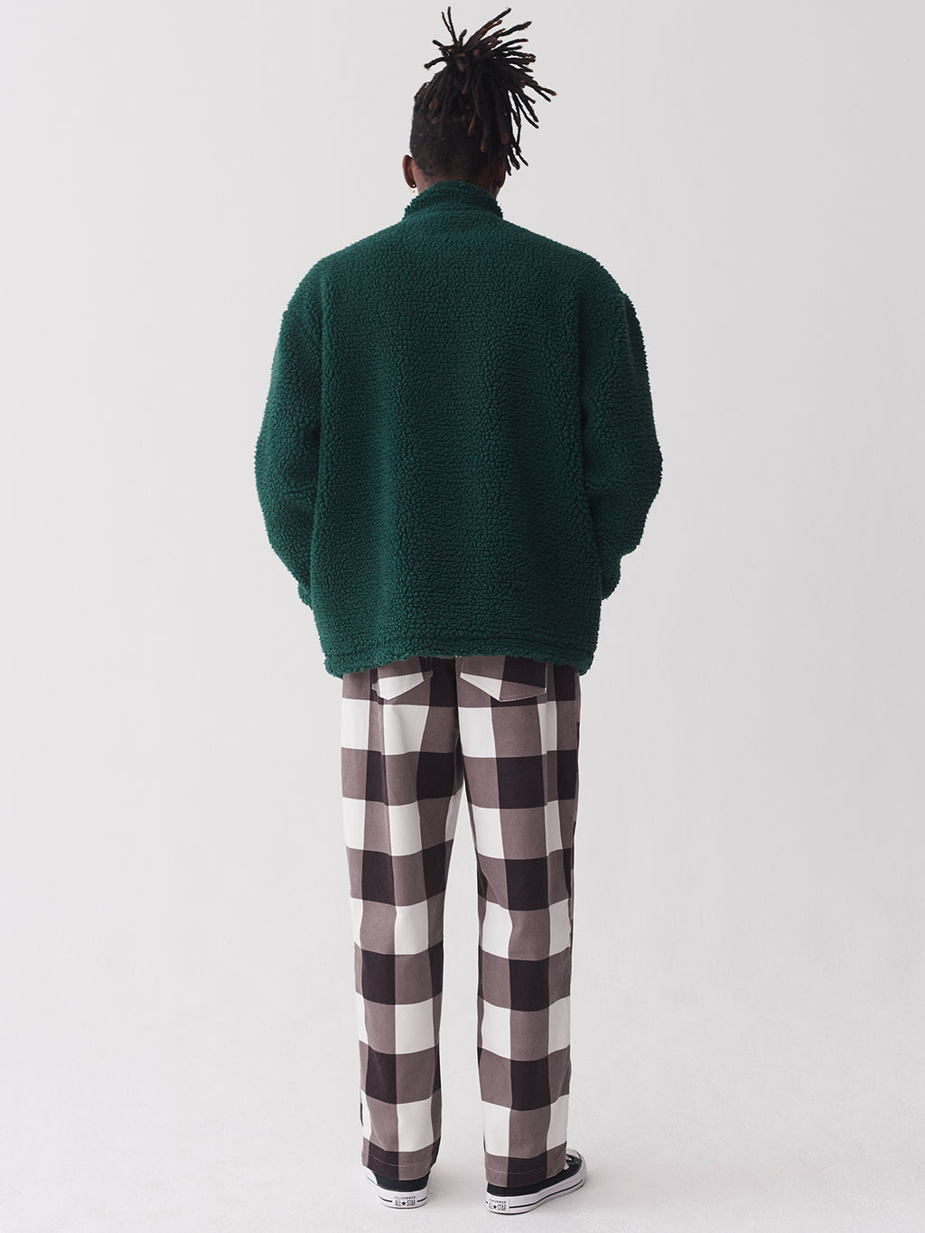 Lazy Oaf Forest Green Zip Up Fleece