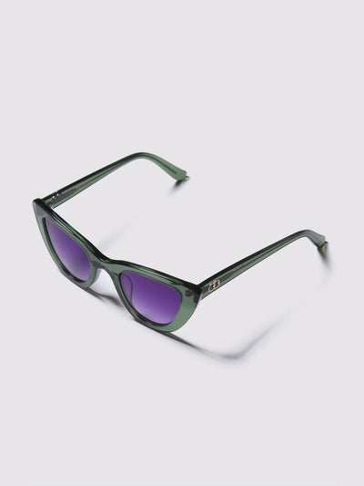 Lazy Oaf Green Dee Dee Sunglasses