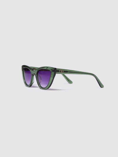 Lazy Oaf Green Dee Dee Sunglasses