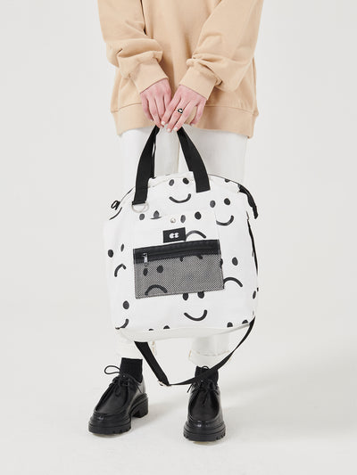 Lazy Oaf Happy Sad Tote Bag