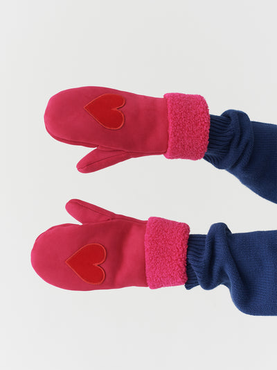 Lazy Oaf Heart On My Sleeve Mittens