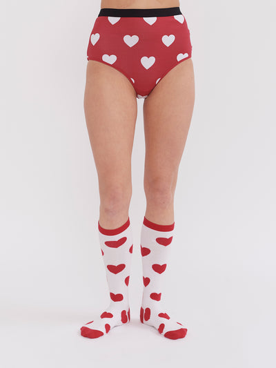 Lazy Oaf Hearts and Smiles Knicker Set