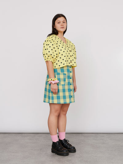 Lazy Oaf Lemon Love Boxy Shirt