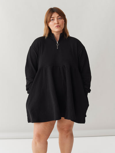 LO Sally Sweater Dress - Black