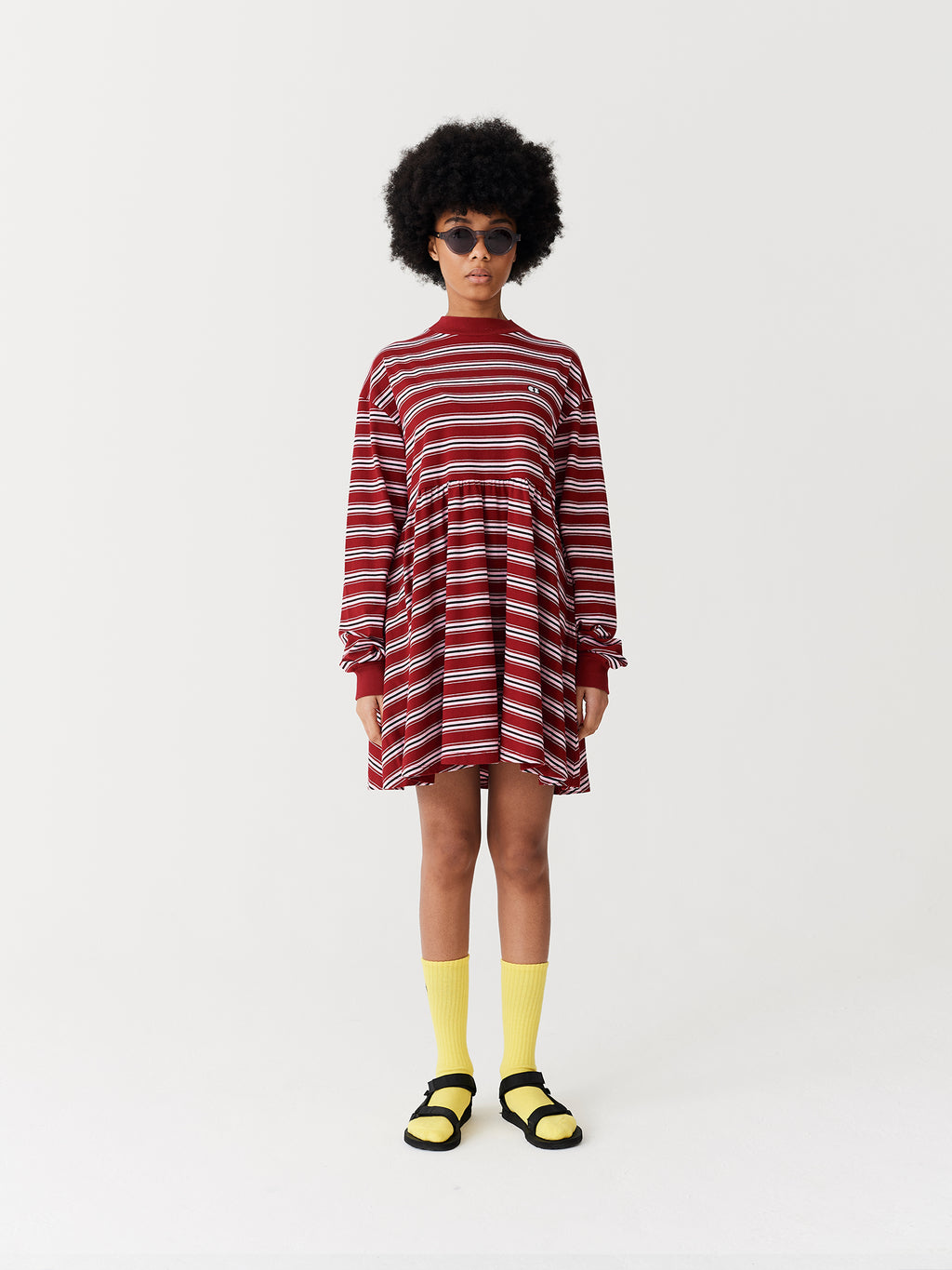 Lazy oaf striped clearance dress