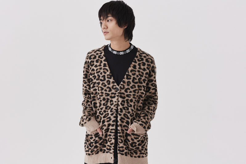 Lazy Oaf Hairy Leopard Cardigan