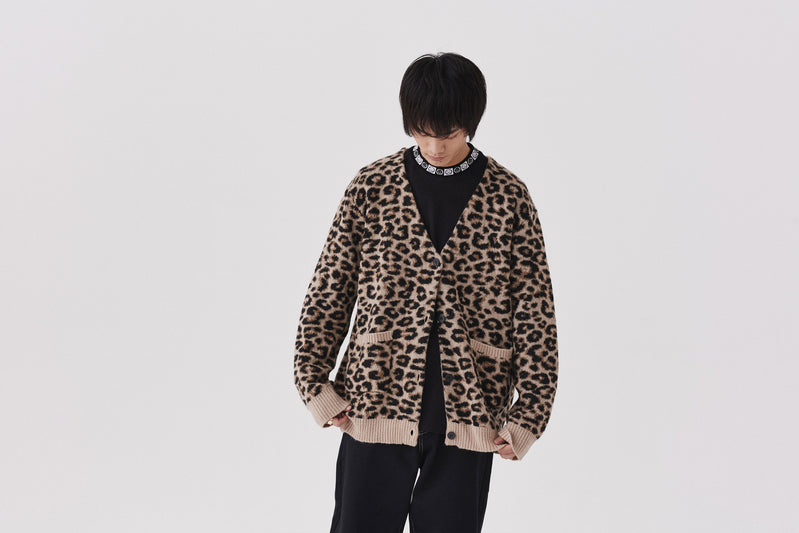 Lazy Oaf Hairy Leopard Cardigan