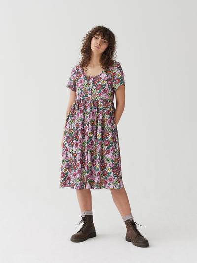 Lazy Oaf Mixed Bunch Flower Dress