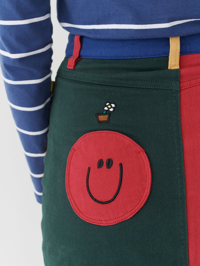 Lazy Oaf x Mr. Men Mr. Happy Mr. Wrong Skirt