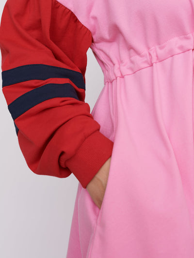 Lazy Oaf No Sweat Pink Sweater Dress