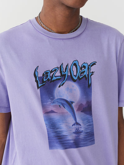 Lazy Oaf Over The Moon Dolphin T-Shirt