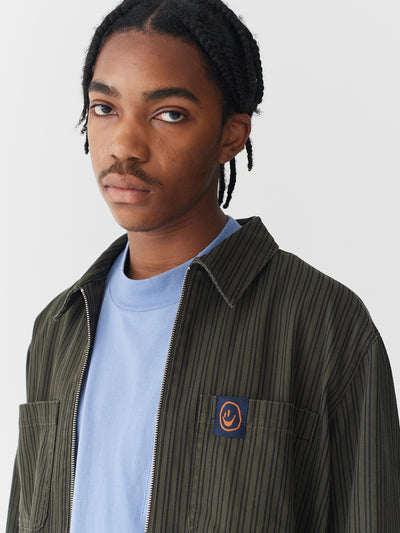 Lazy Oaf Pinstripe Work Jacket