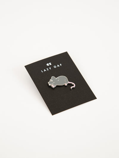 Lazy Oaf Little Rat Pin