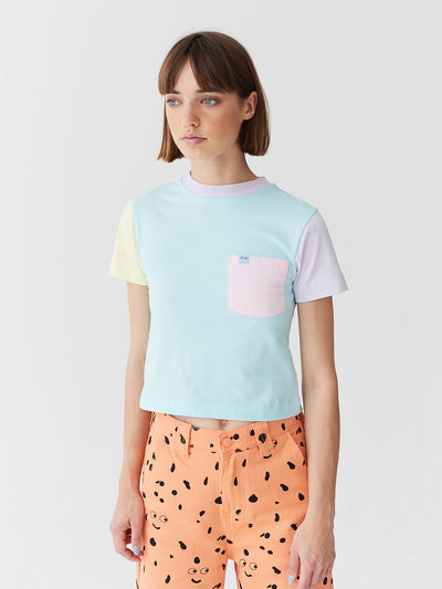 Lazy Oaf x Studio Arhoj Colour Block Fitted T-Shirt