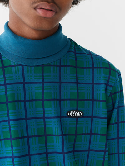 Lazy Oaf Tripped Out Check Long Sleeve T-Shirt